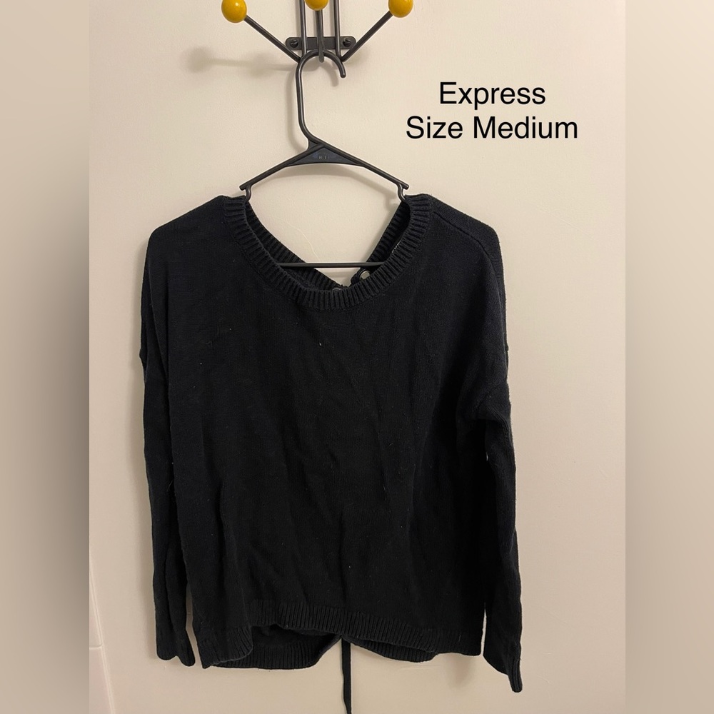 Black express sweater size medium